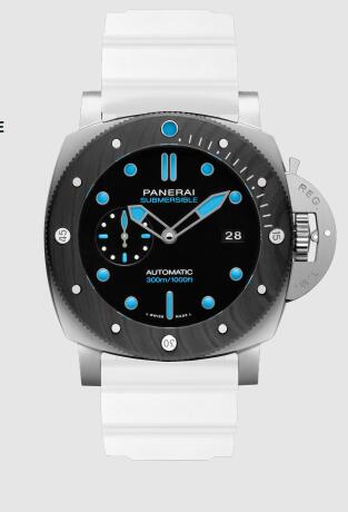 Panerai Submersible BMG-TECH 47mm Replica Watch PAM00799 CAOUTCHOUC WHITE